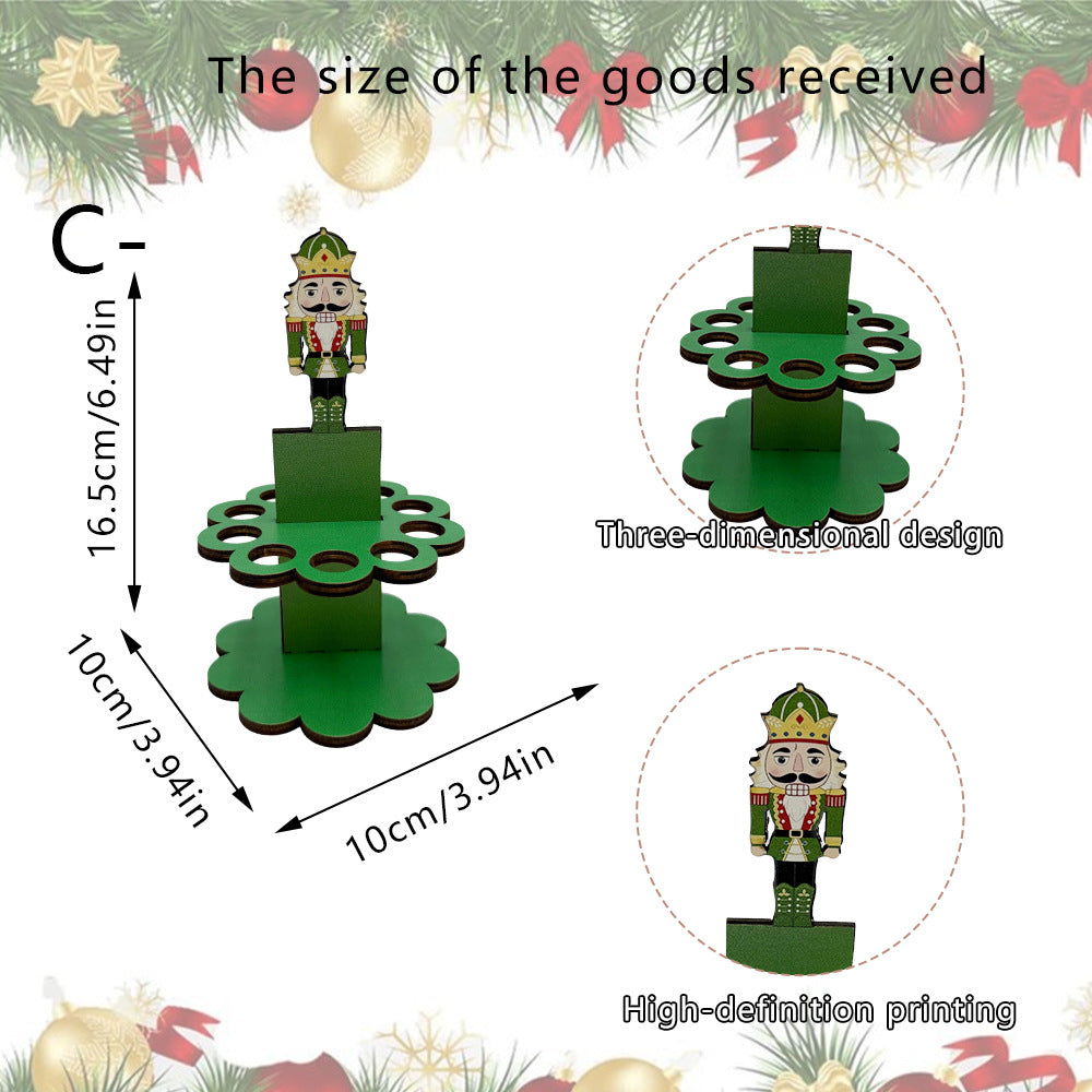 Christmas Tabletop Wooden Money Holder
