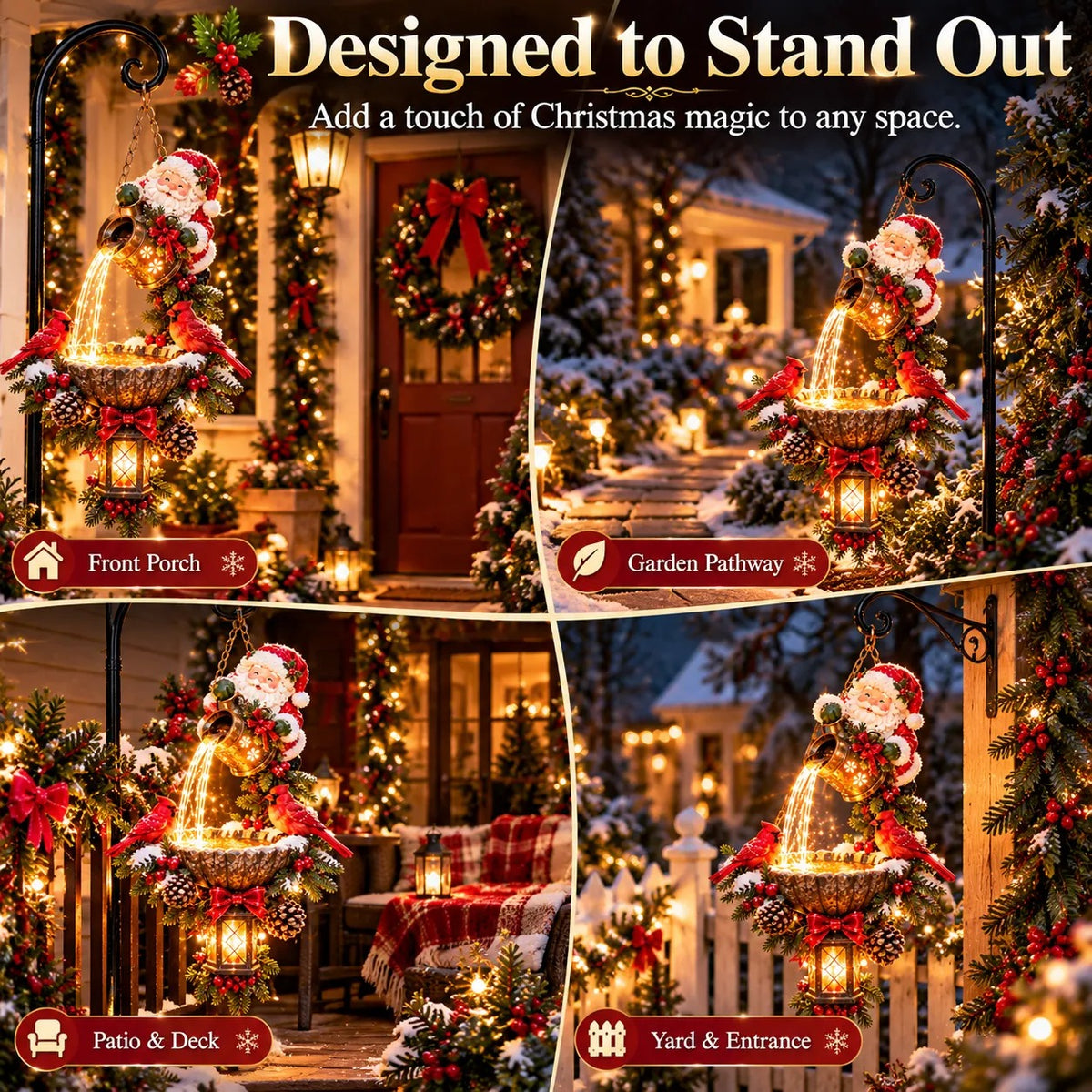 Christmas Magic Pouring Light  Hanging Collection