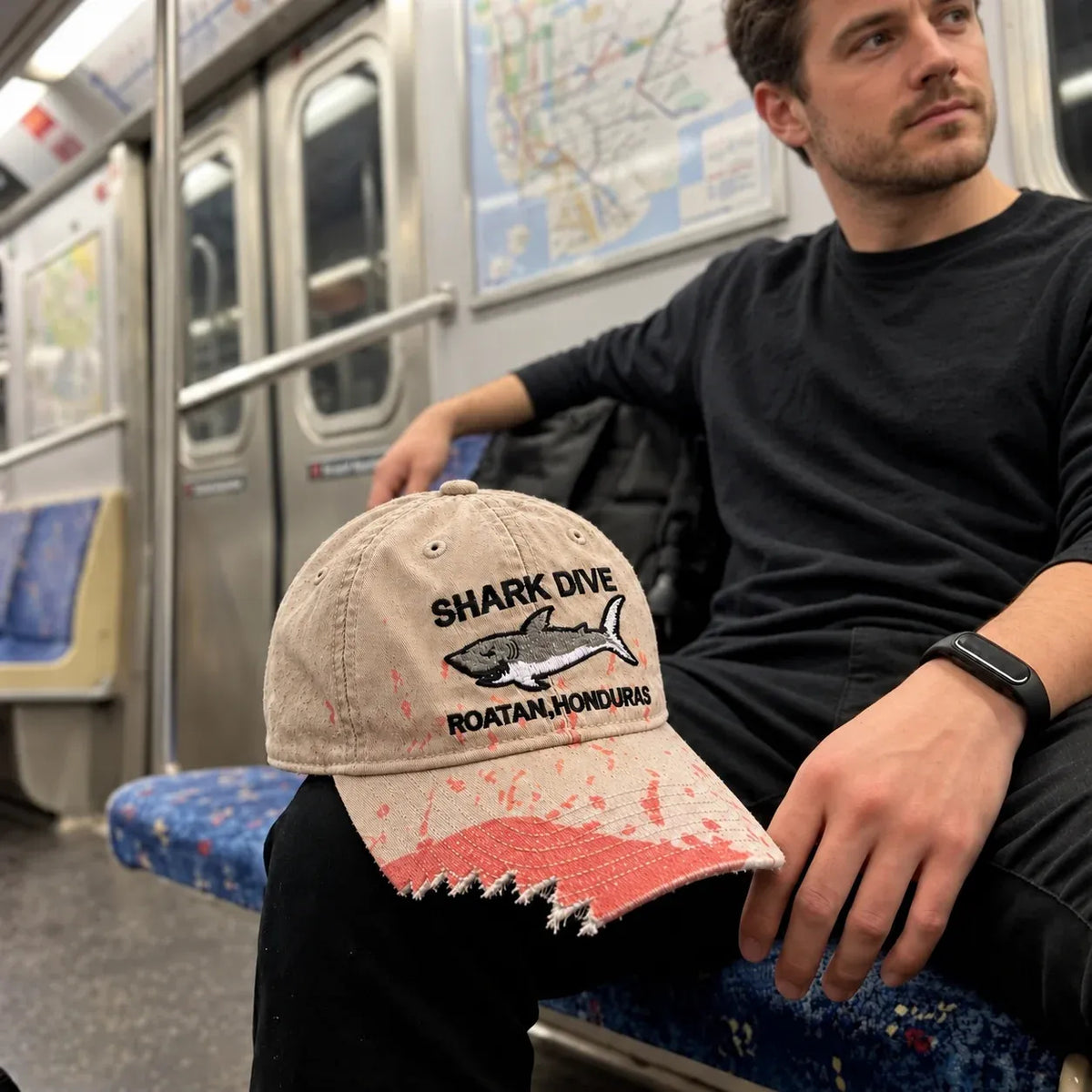Shark Bite Baseball Cap