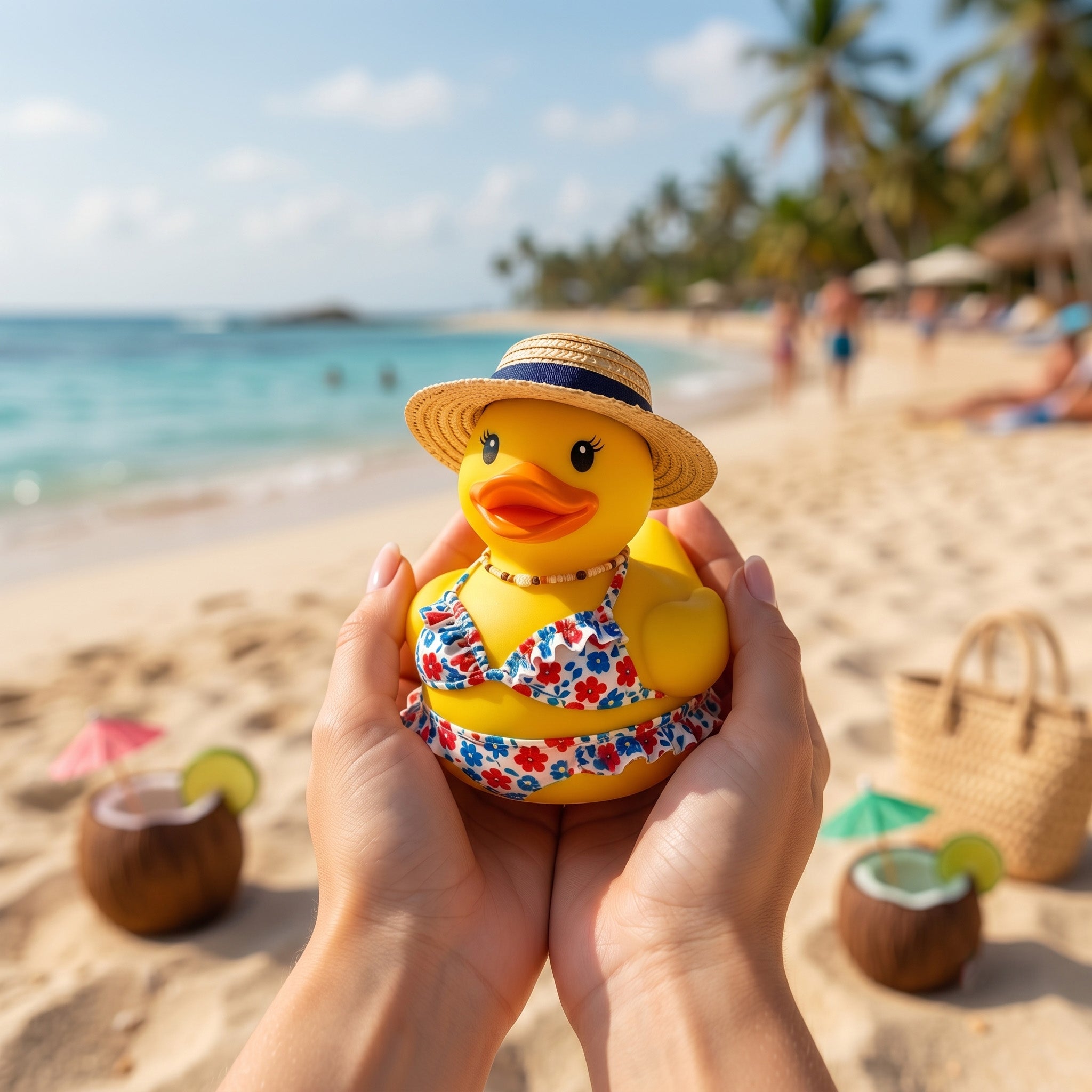 Tropical Bikini Rubber Duck Collectible