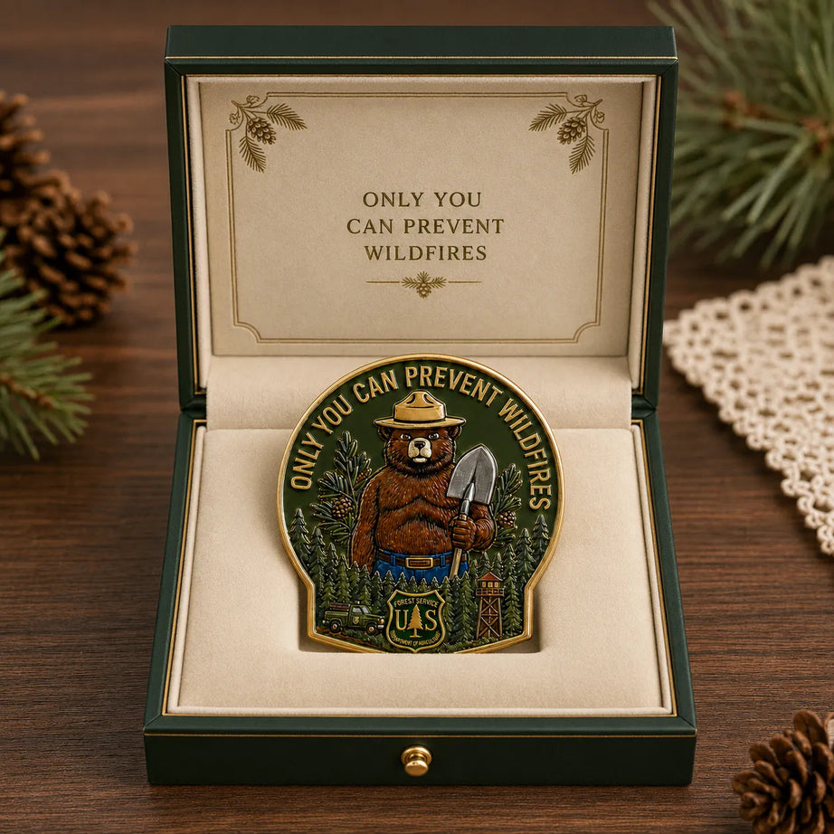 USFS “Only You Can Prevent Wildfires” Forest Guardian Enamel Pin