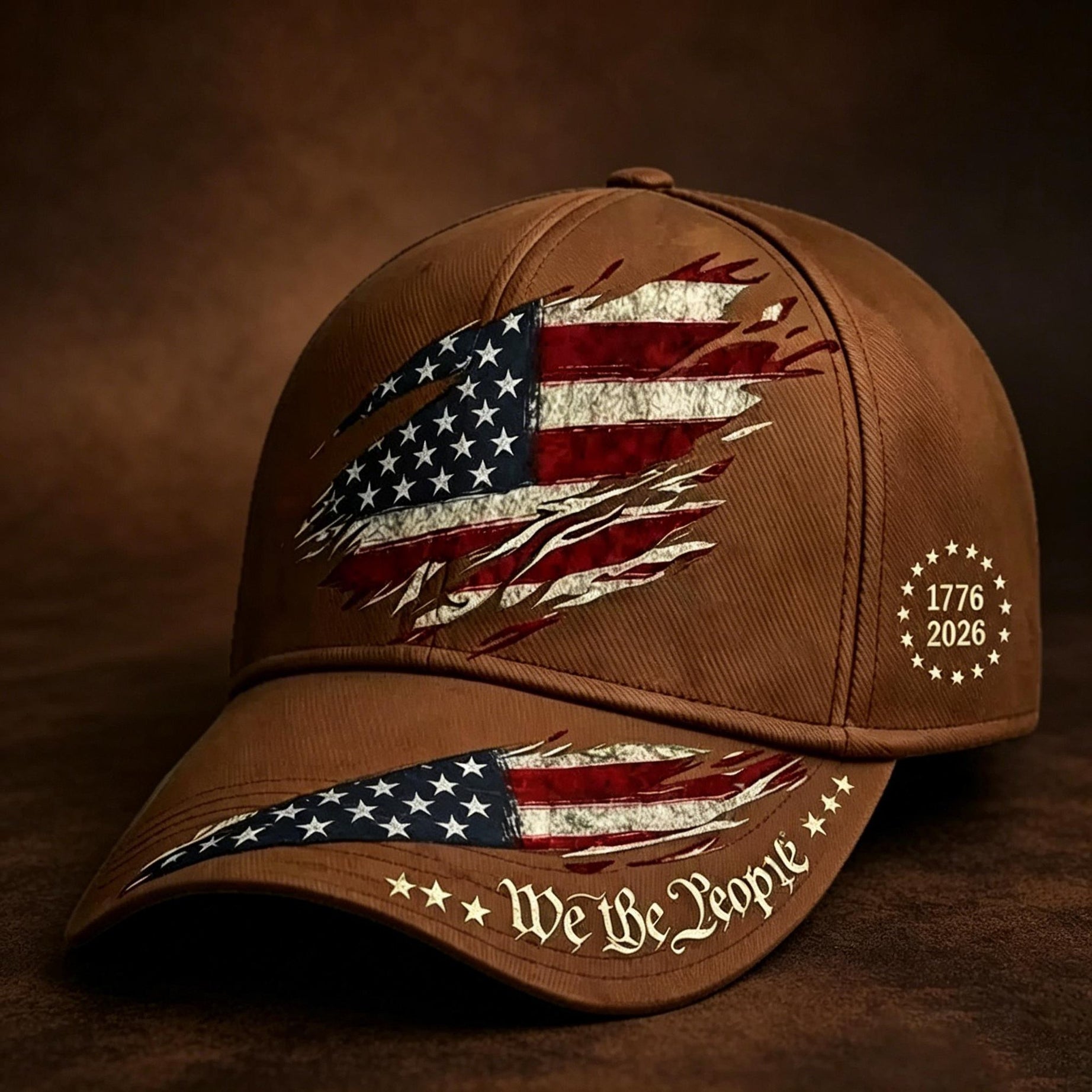 United States 250th Anniversary Print Baseball Cap