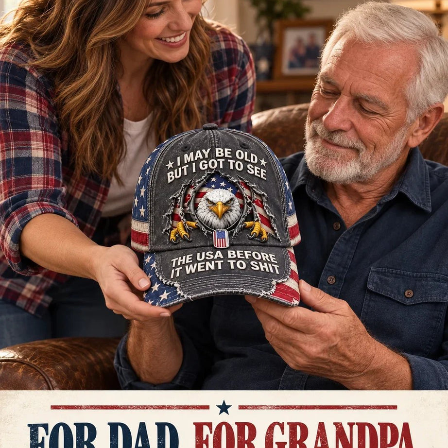 Vintage Eagle Washed Baseball Cap – Rugged Style