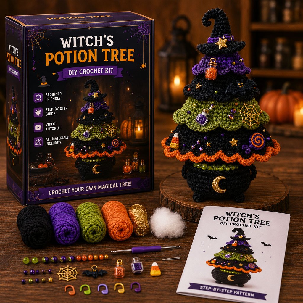 Halloween Tree DIY Crochet Kit