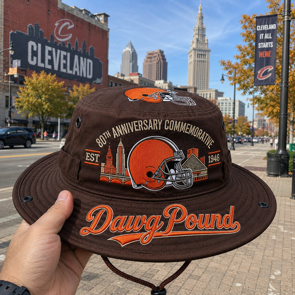 Dawg Pound 80th Anniversary Commemorative Boonie Hat