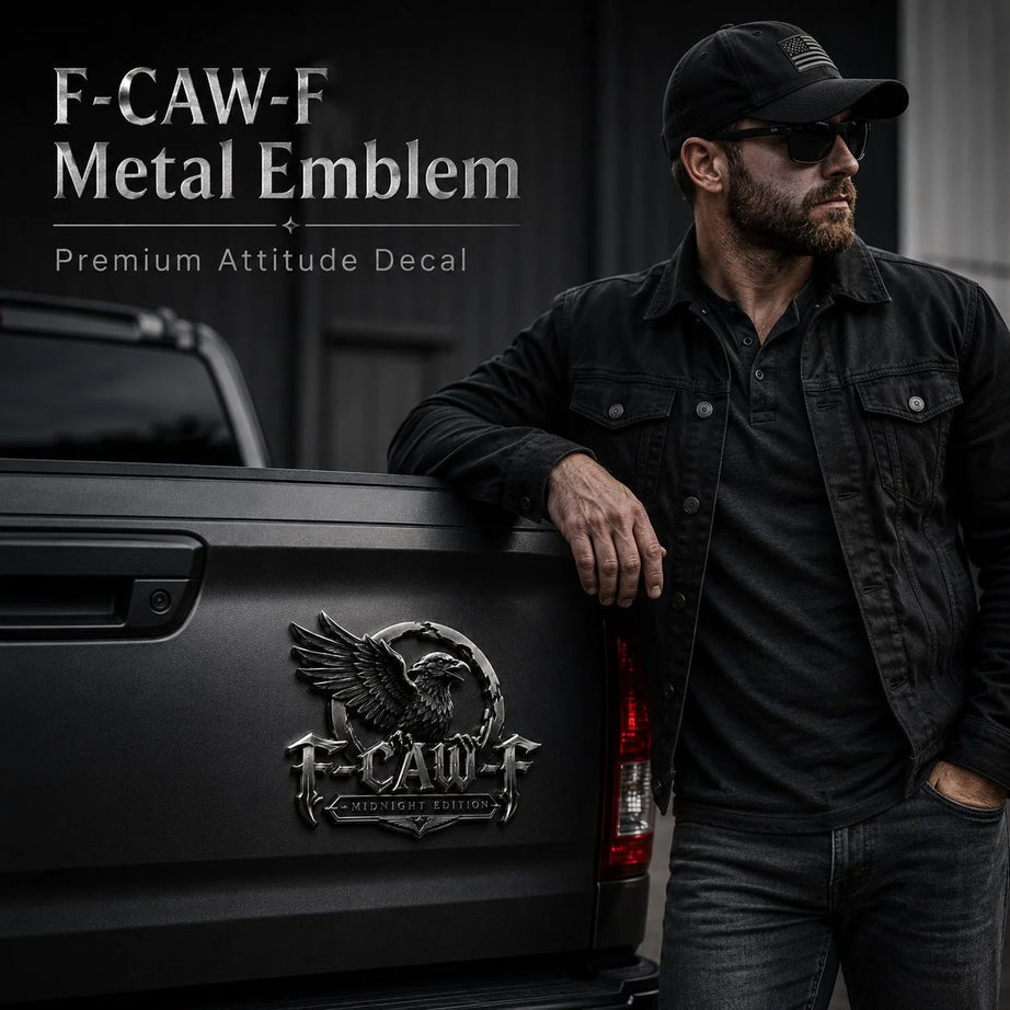 F-CAW-FTM Midnight Edition Metal Emblem
