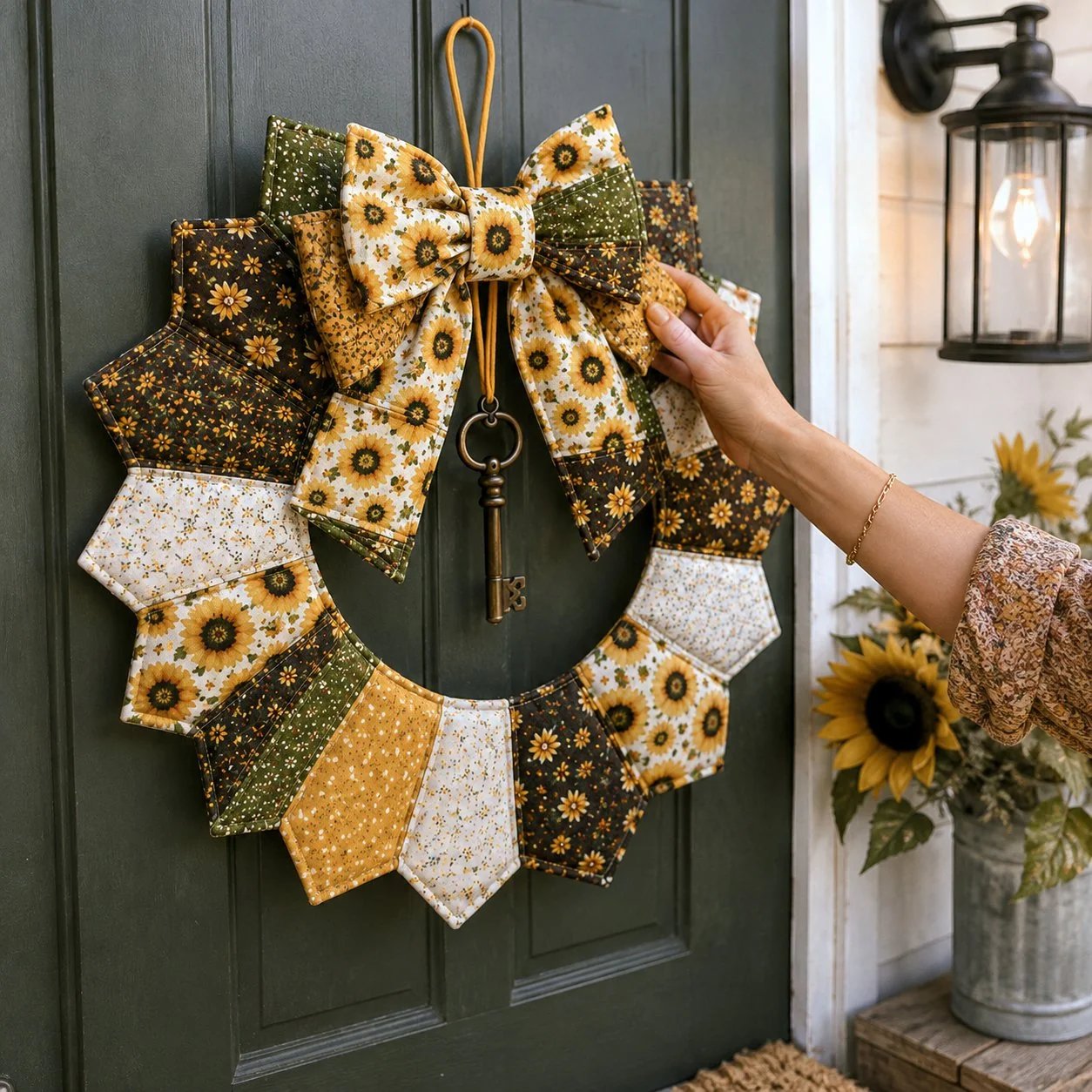Beginner-Friendly DIY Seasonal Patchwork Wreath Kit Collection
