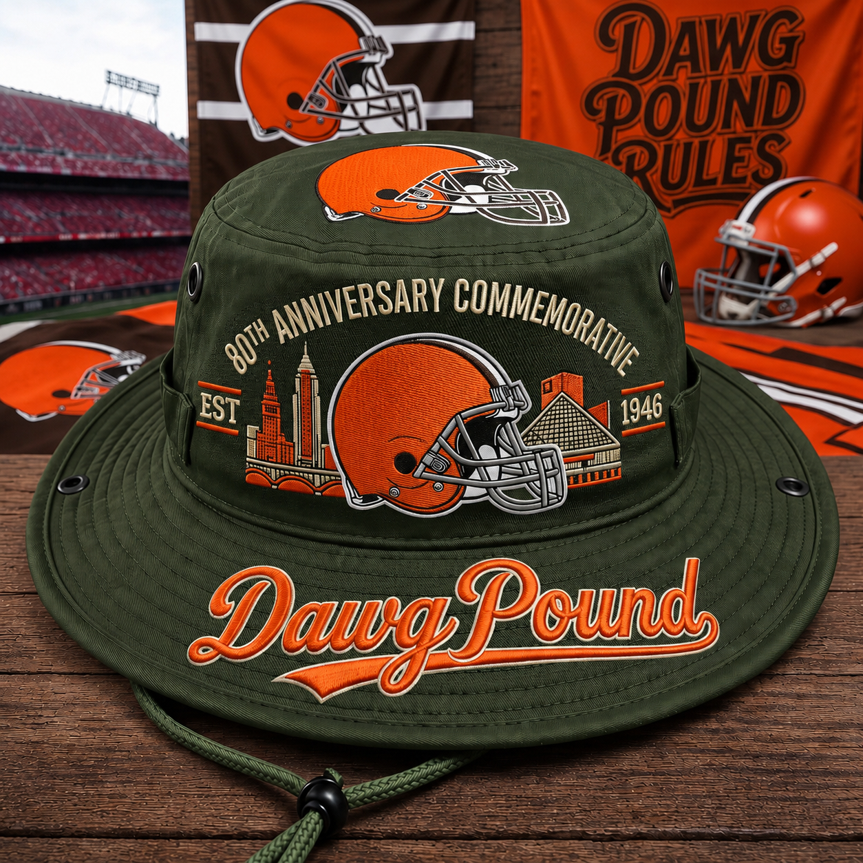 Dawg Pound 80th Anniversary Commemorative Boonie Hat