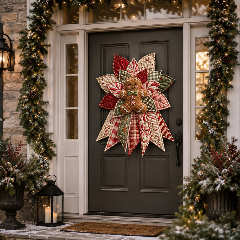 Beginner-Friendly Oversized Christmas Character Quilted Door Hanger Sewing Kit