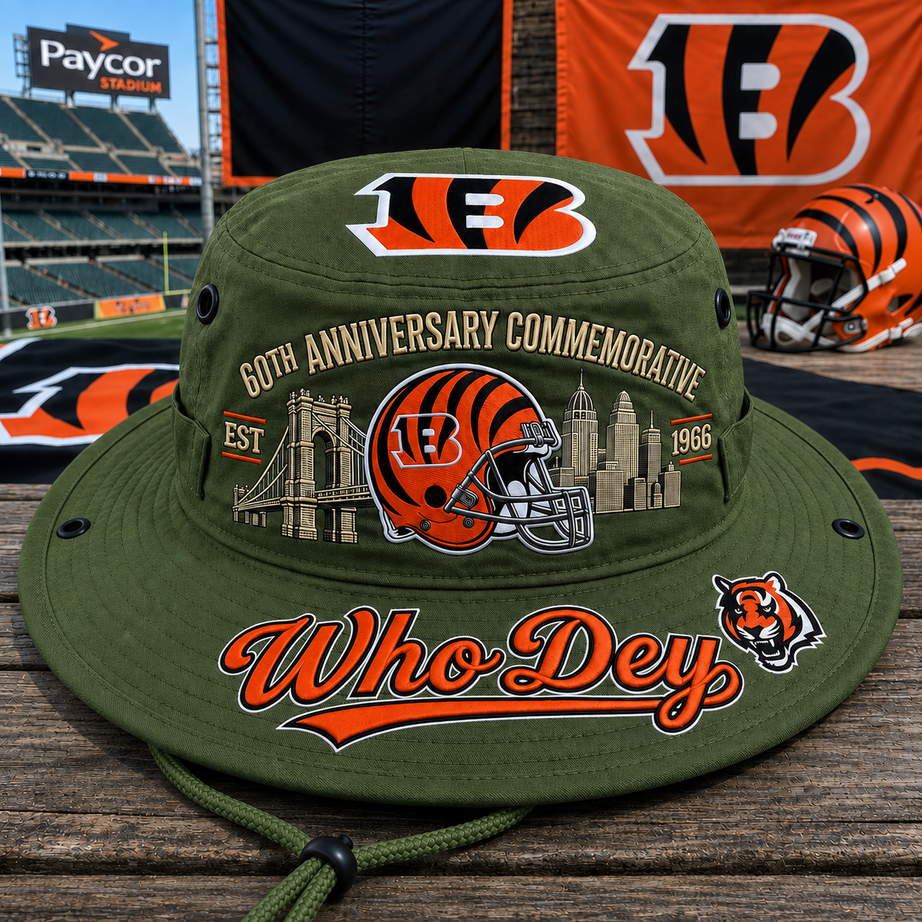 Who Dey 60th Anniversary Commemorative Boonie Hat