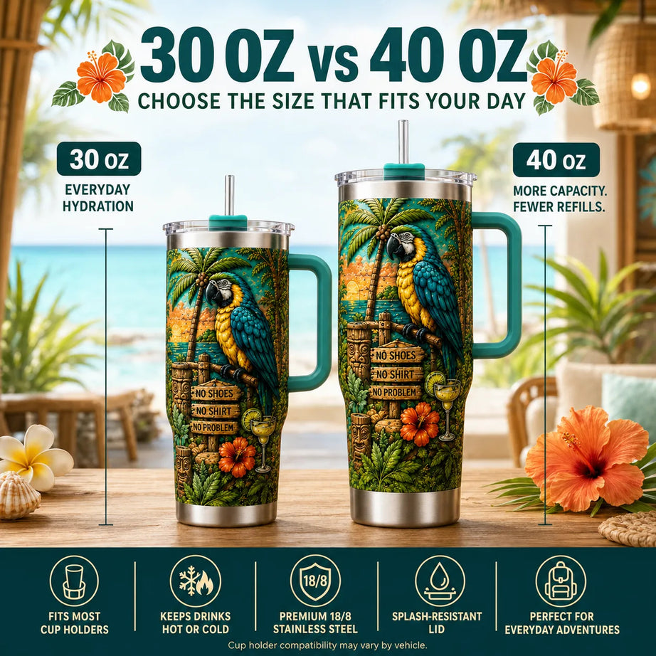 Travel Tumbler Paradise Is Calling
