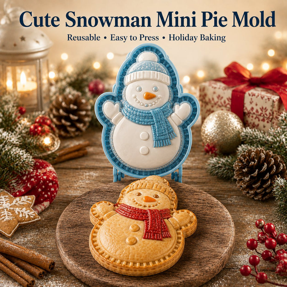 9-Design Christmas Mini Pie Mold Collection
