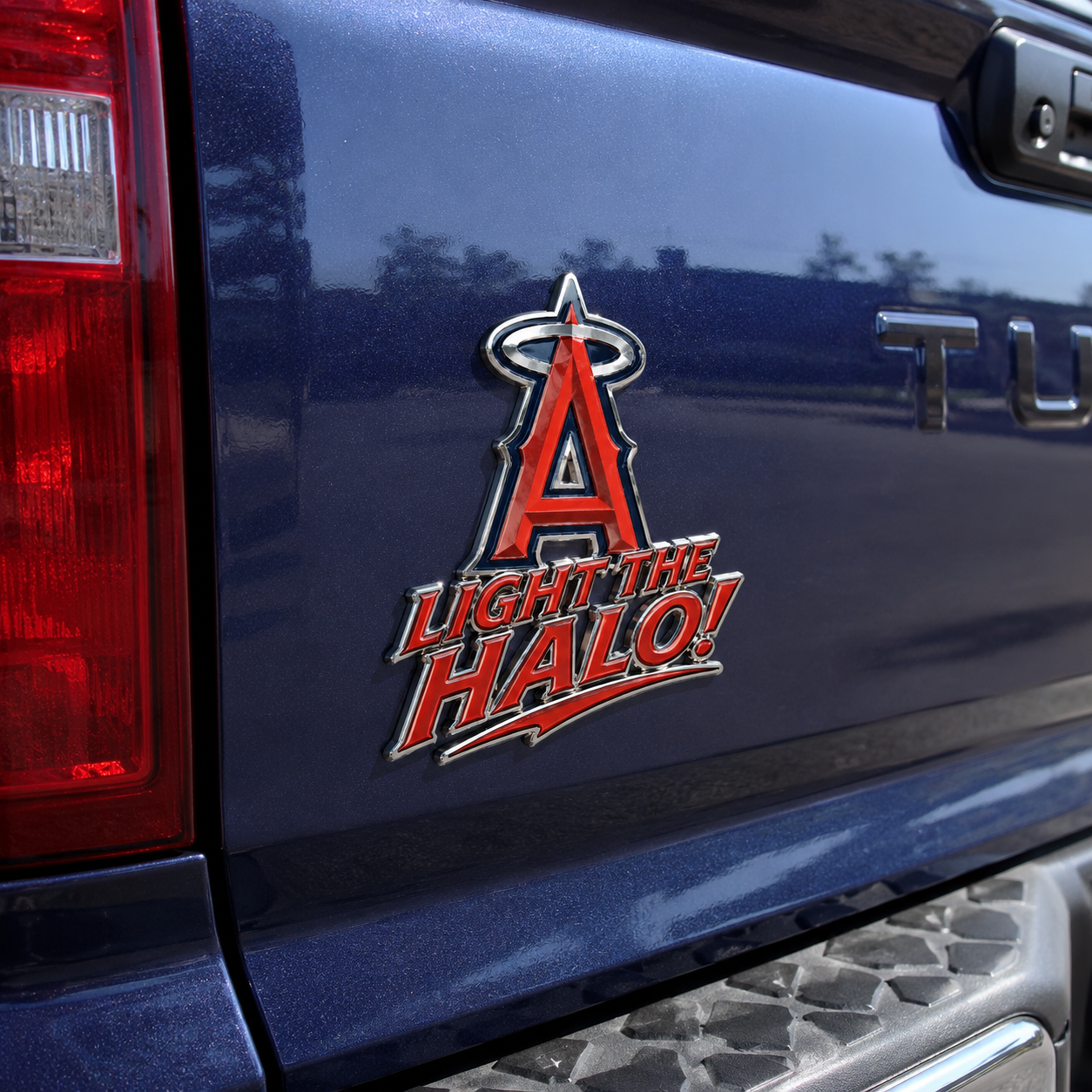 Light the Halo Car Emblem Metal Badge