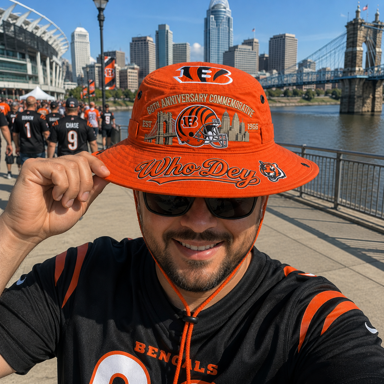 Who Dey 60th Anniversary Commemorative Boonie Hat