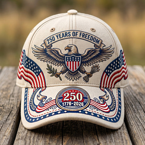 American 250th Anniversary Art Print Casual Hat