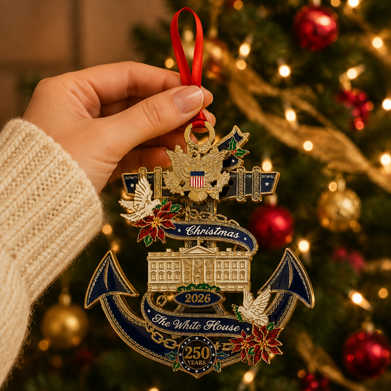 250th Anniversary Christmas Tree Ornament