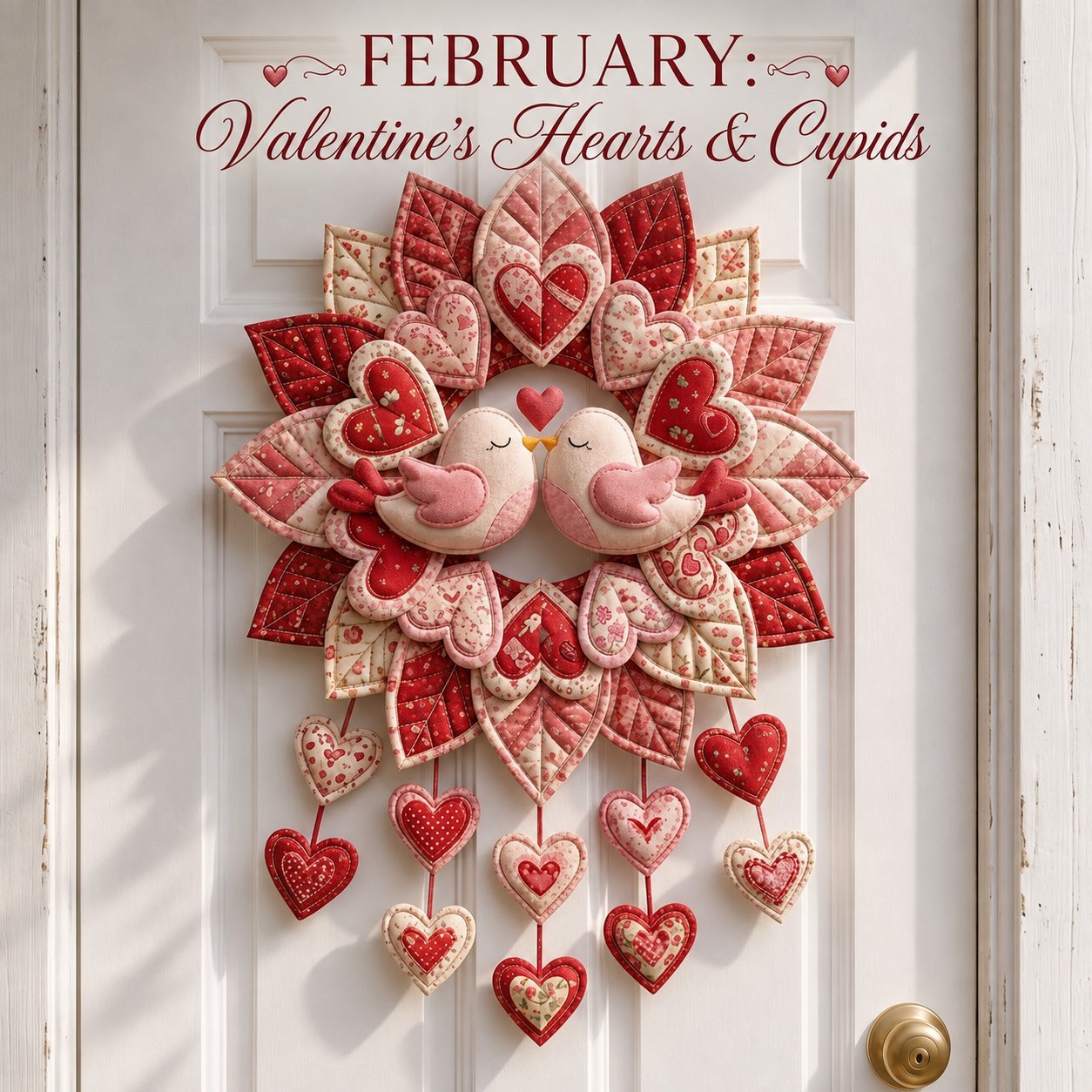 12-Month Themed 3D Quilted Door Hanger Sewing Kit Collection