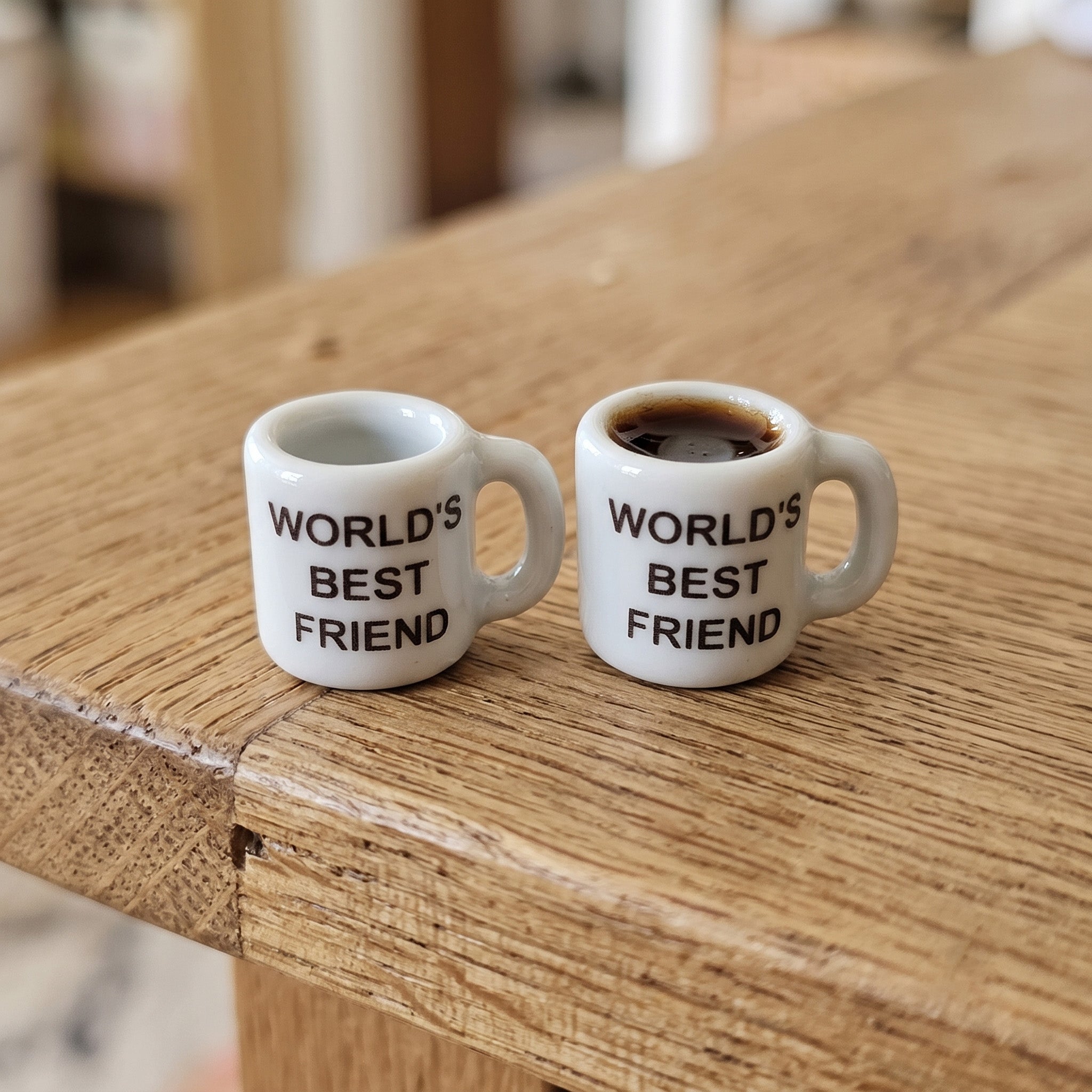 "World's Best Friend" Miniature Ceramic Coffee Mug