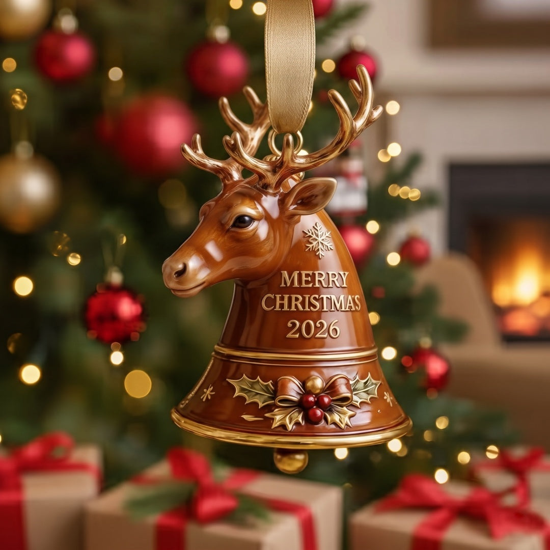 2026 Animal Bell Christmas Ornaments