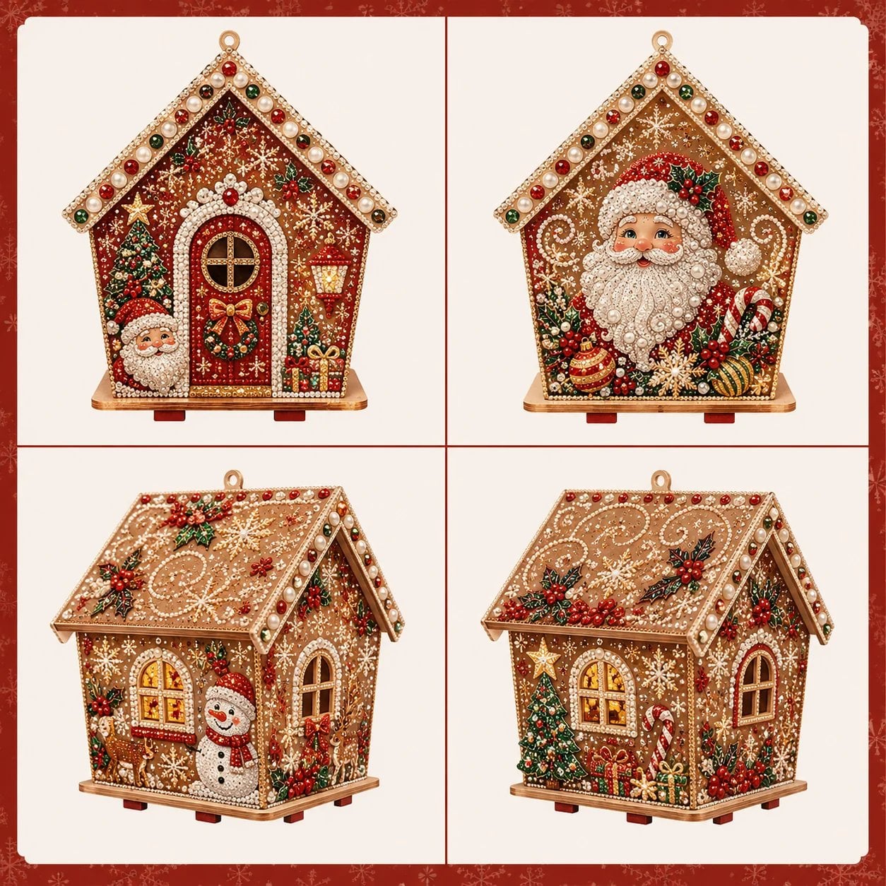 Christmas Pearl Cottage Art Kit