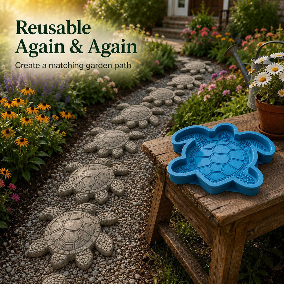Reusable Ocean Theme Garden Art Mold
