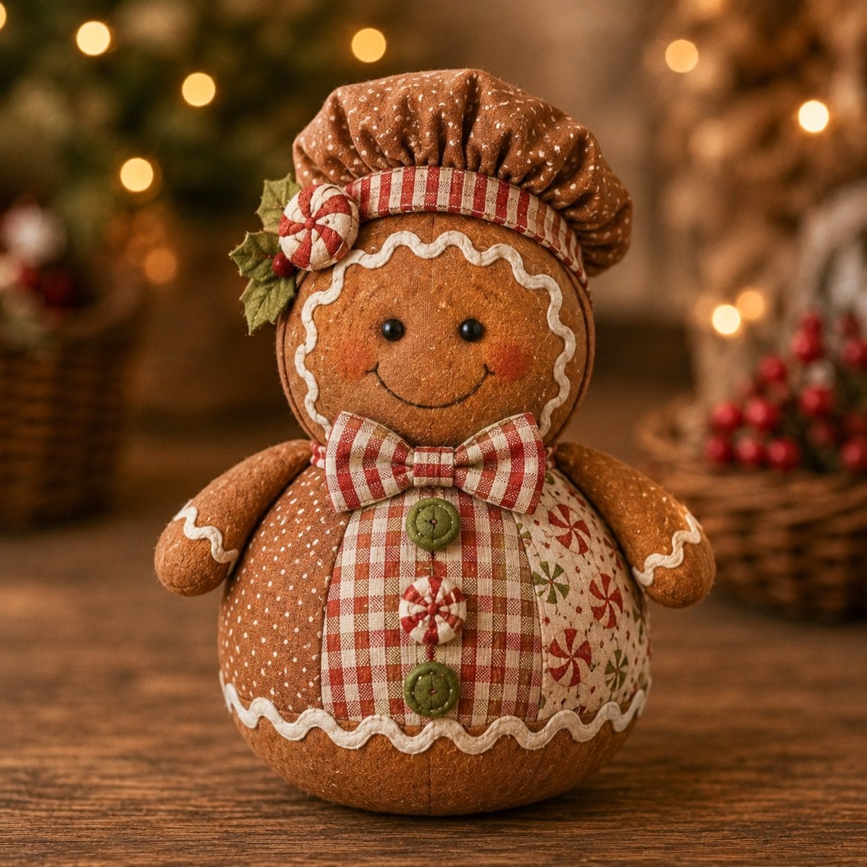 Christmas Patchwork Doll Sewing Kit – A Cosy Craft for Quiet Moments