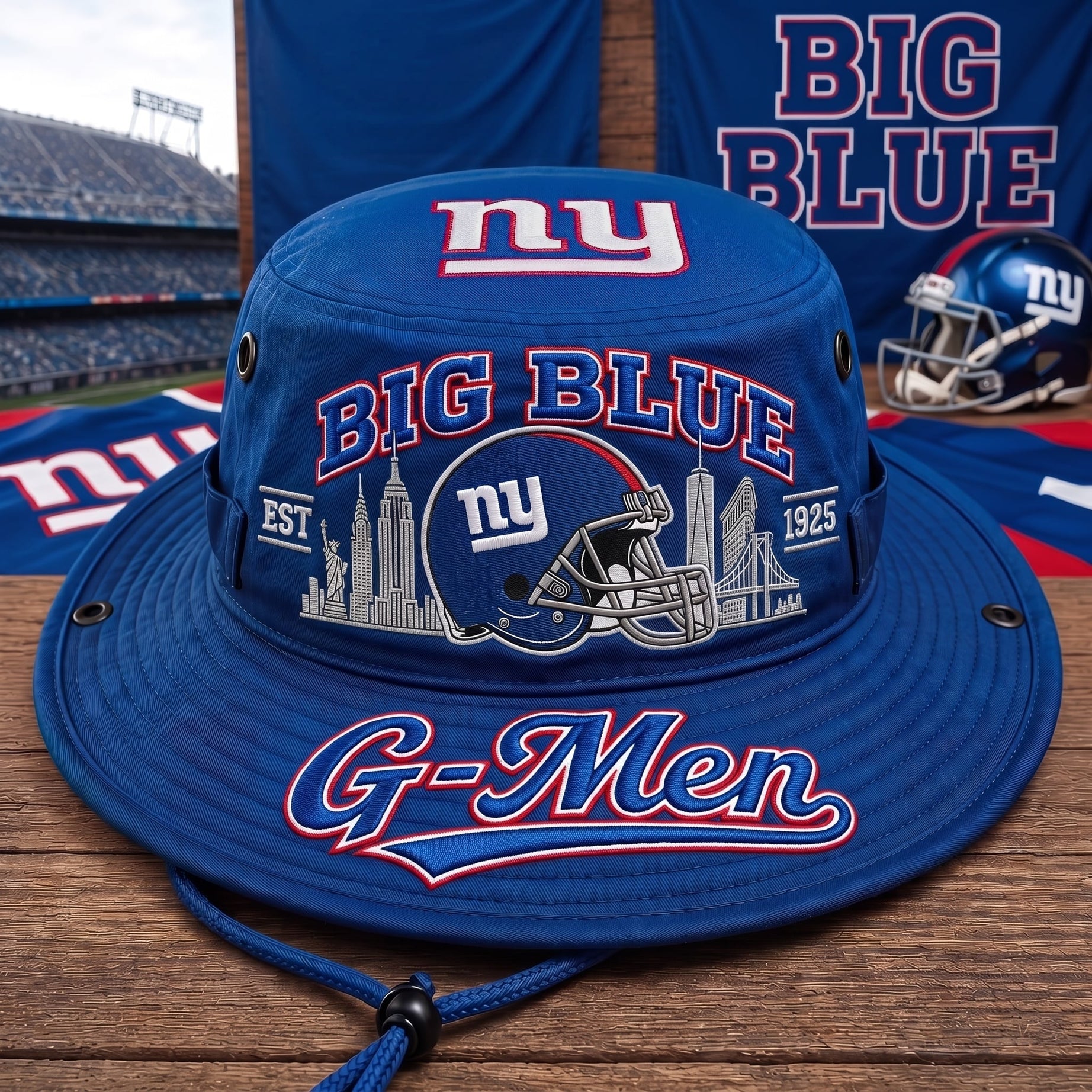 Big Blue Boonie Hat