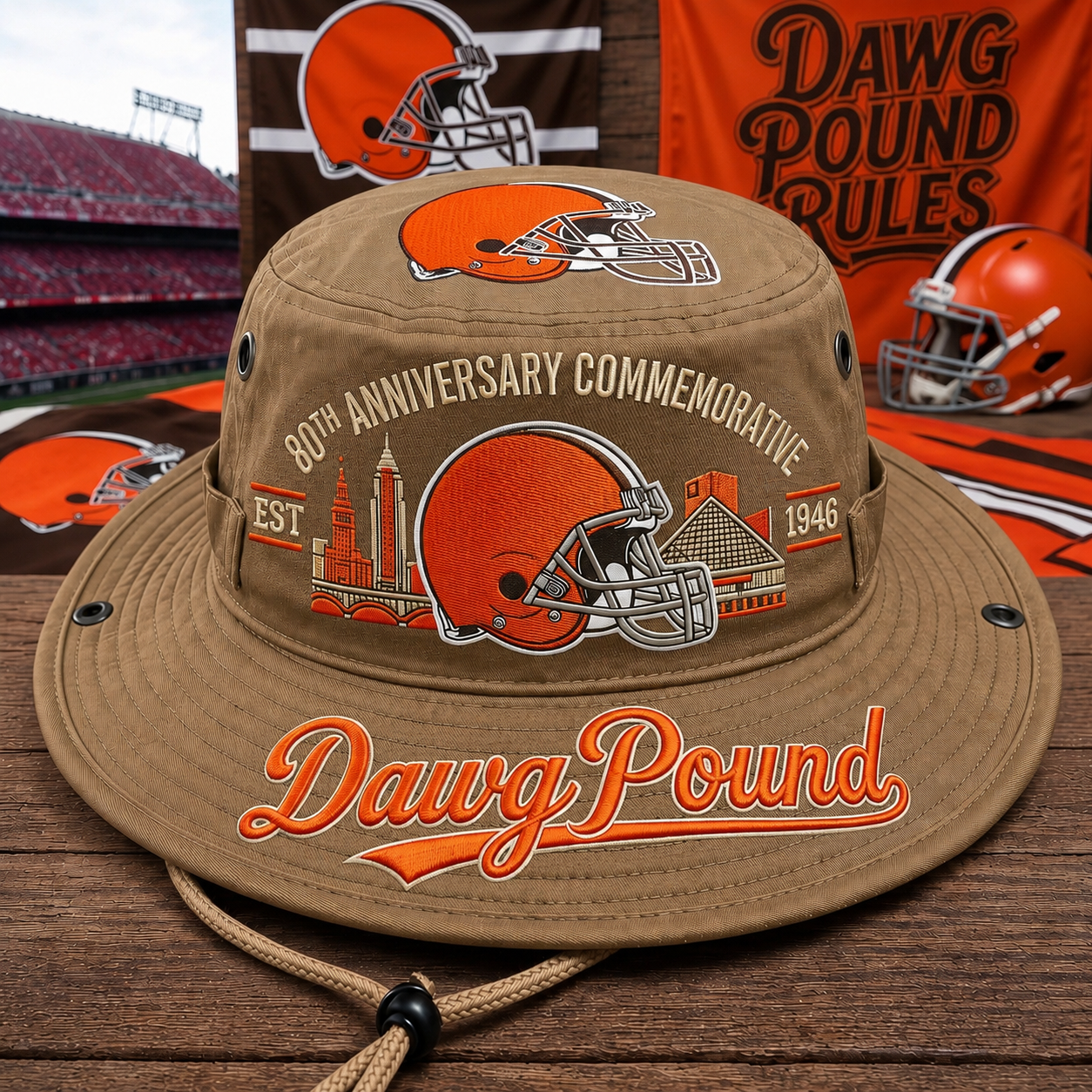 Dawg Pound 80th Anniversary Commemorative Boonie Hat