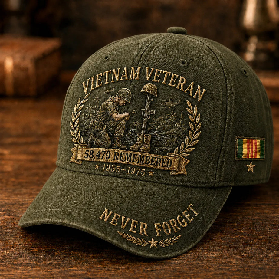 Vietnam Veteran 58,479 Remembered Cap