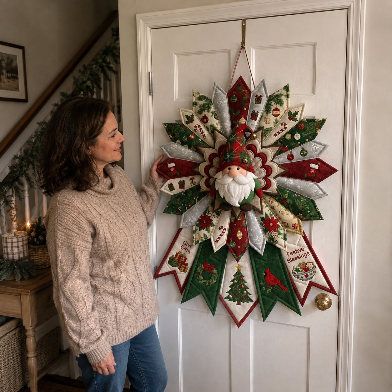 12-Month Themed 3D Quilted Door Hanger Sewing Kit Collection