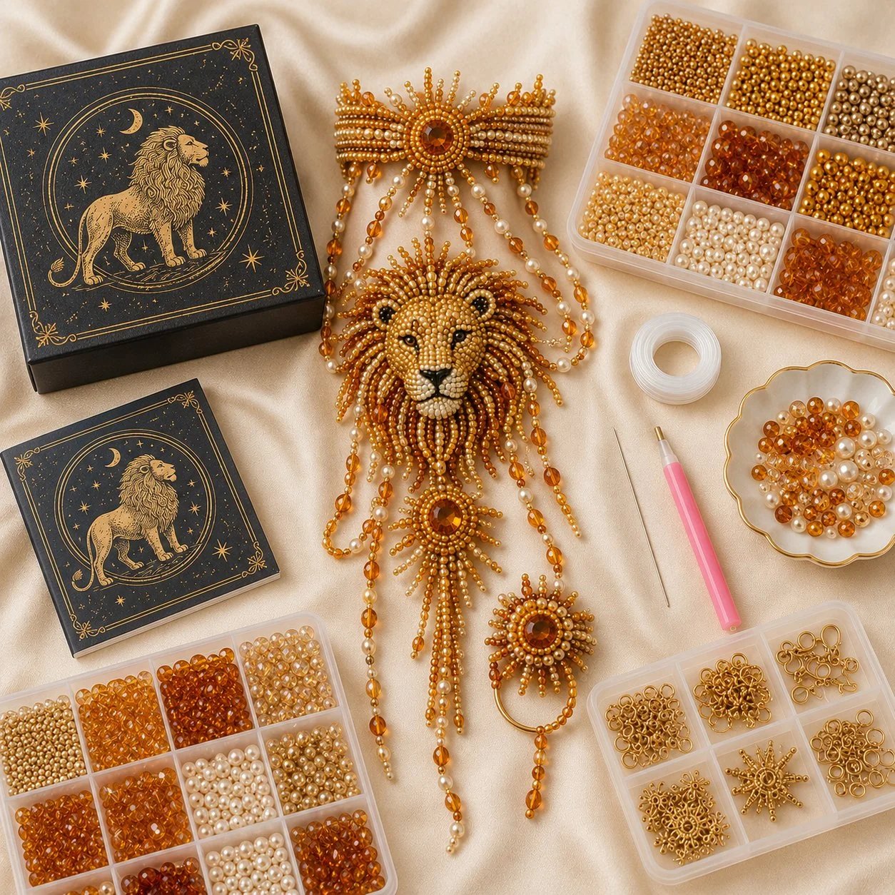 Zodiac DIY Beaded Hand Bracelet Kit