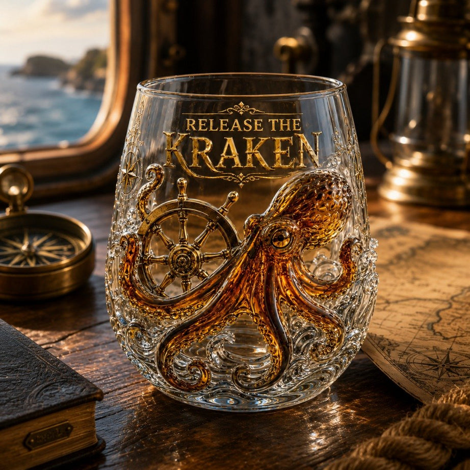 Release The Kraken Pirate Glass Collection