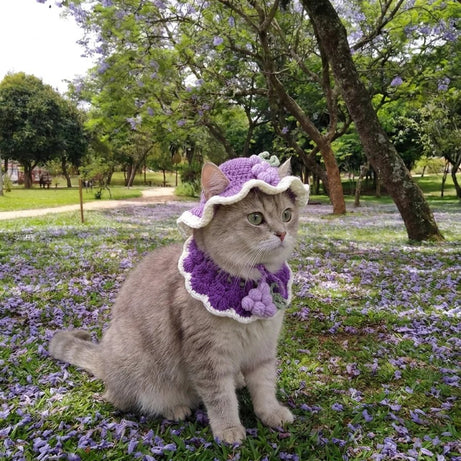 Handmade Crochet Kitty Hat - Turn your furry little roommate into the star of every photo