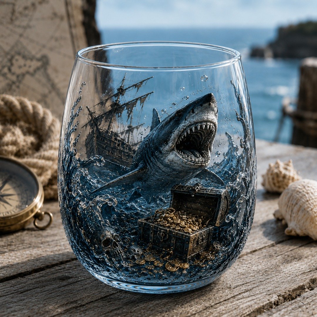 Release The Kraken Pirate Glass Collection