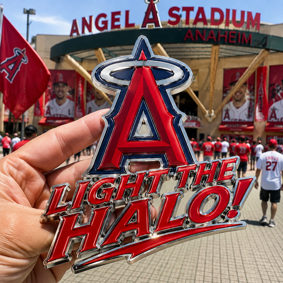 Light the Halo Car Emblem Metal Badge