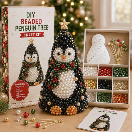 DIY Beaded Animal Christmas Tree Craft Kit