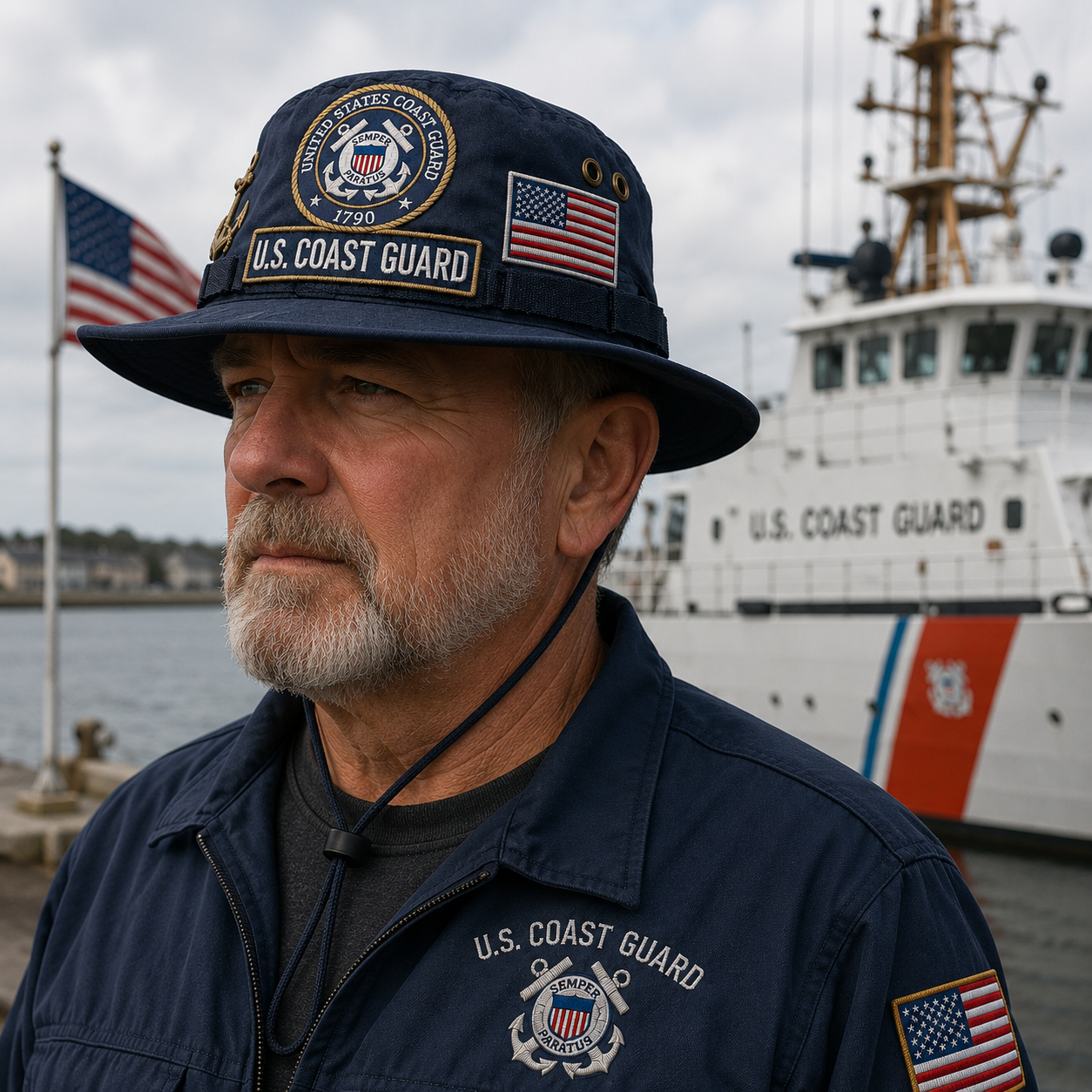 U.S. Coast Guard Semper Paratus Tribute Boonie Hat