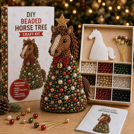 DIY Beaded Animal Christmas Tree Craft Kit