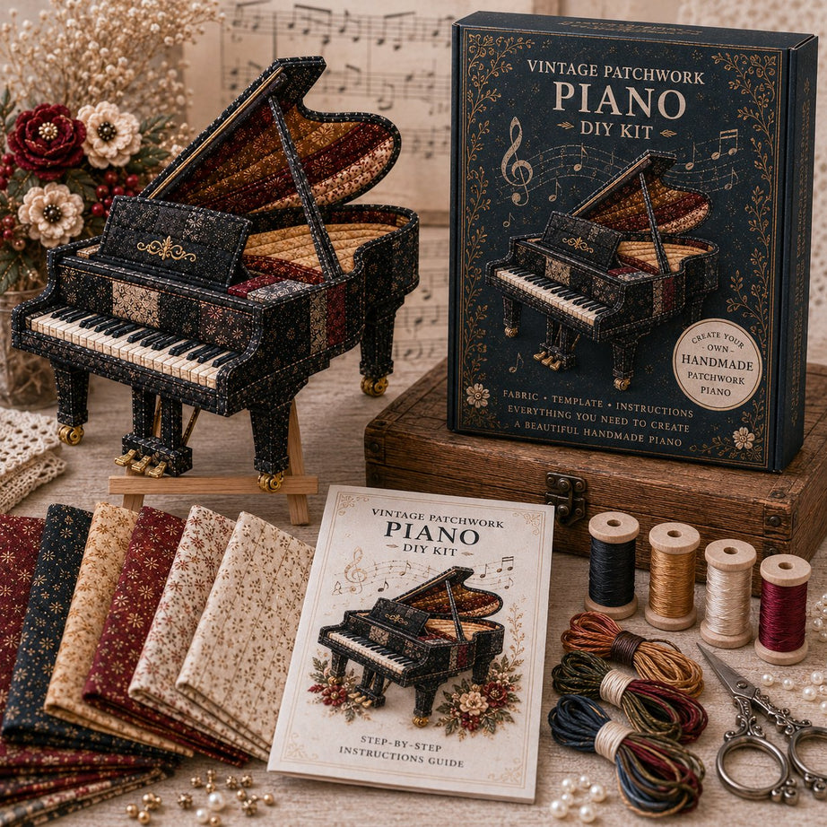 Vintage Patchwork Music Instrument DIY Kit