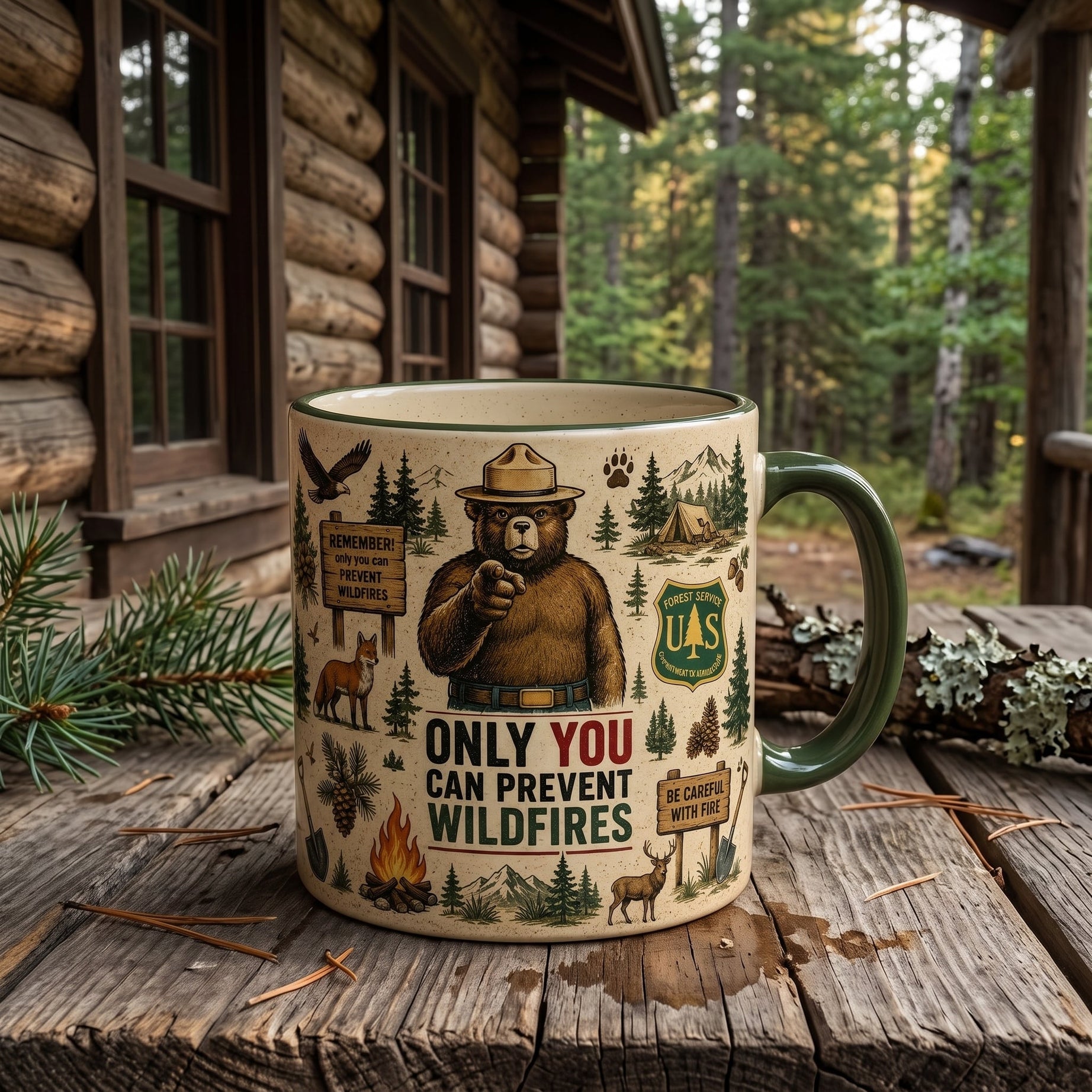 USFS Only You Can Prevent Wildfires Mug