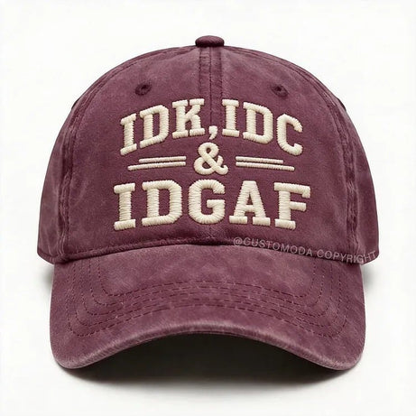 Adjustable Vintage Washed Baseball Cap