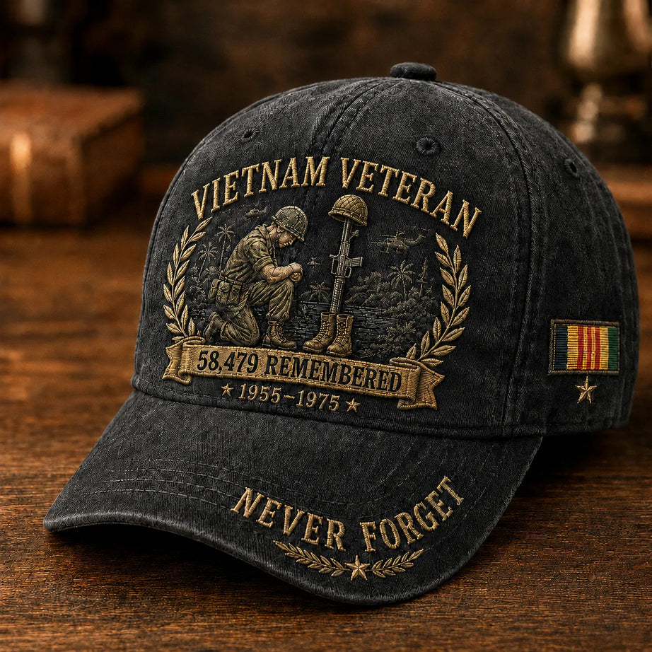 Vietnam Veteran 58,479 Remembered Cap