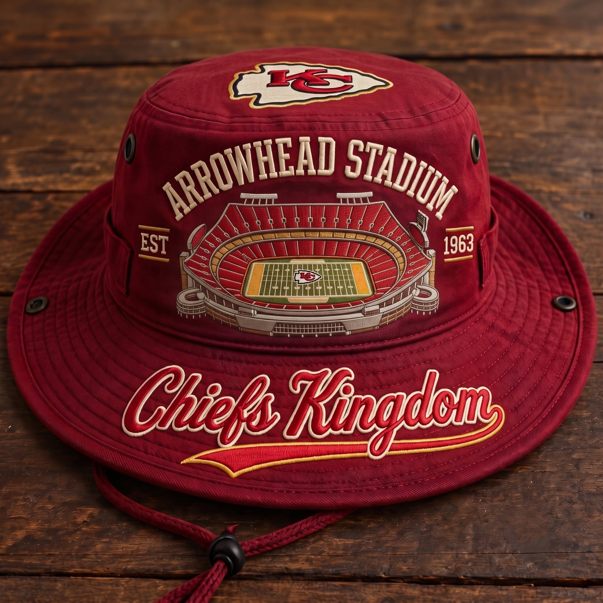 Chiefs Kingdom Arrowhead Stadium Boonie Hat