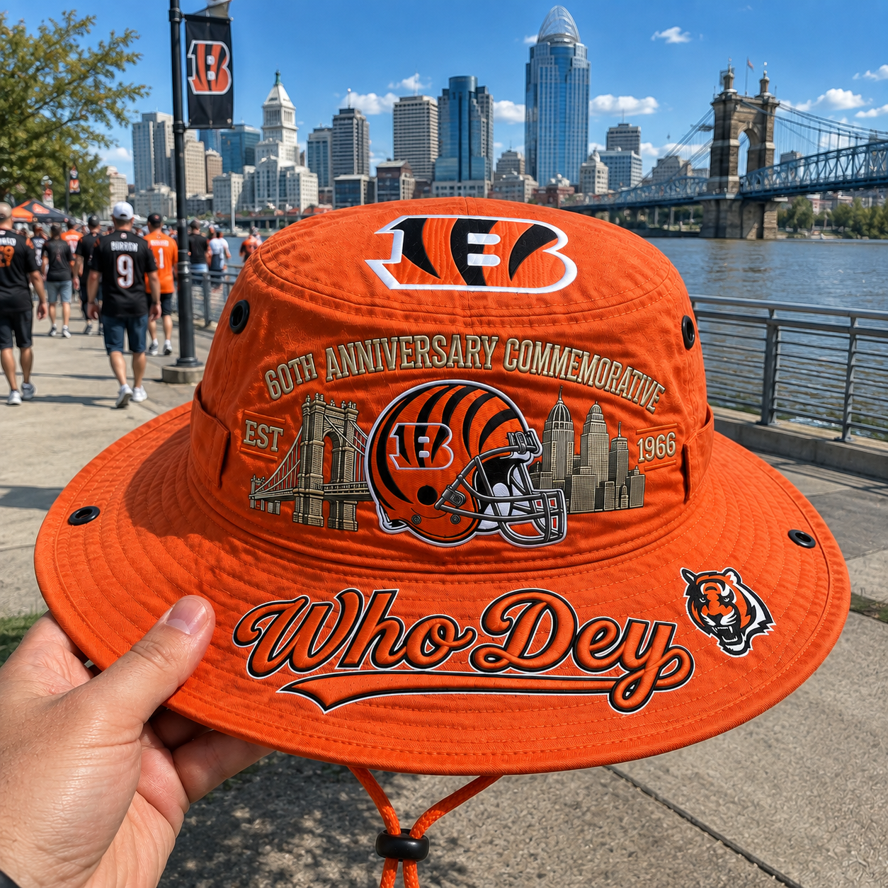 Who Dey 60th Anniversary Commemorative Boonie Hat