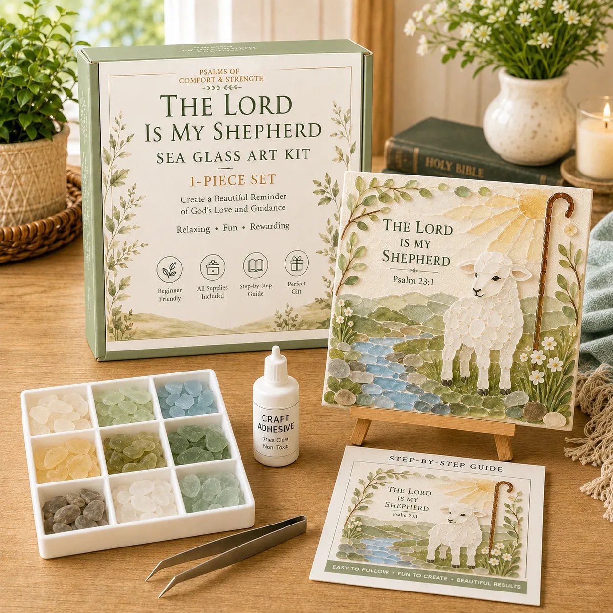 Psalms of Comfort & Strength Glass Art Kit