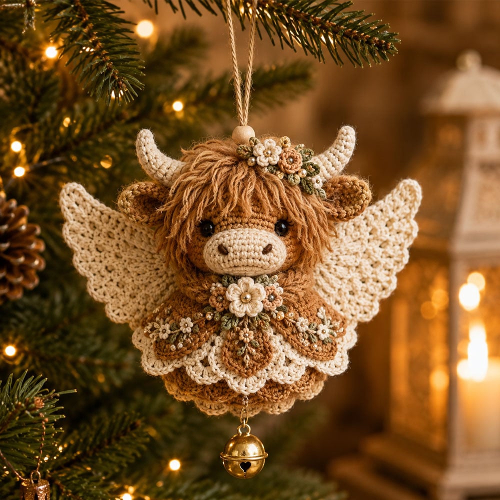 Animal Angel Crochet Ornament DIY Kit