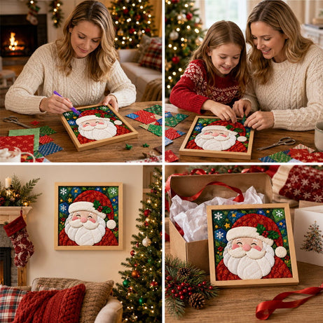 DIY Christmas Fabric Art Painting Kit