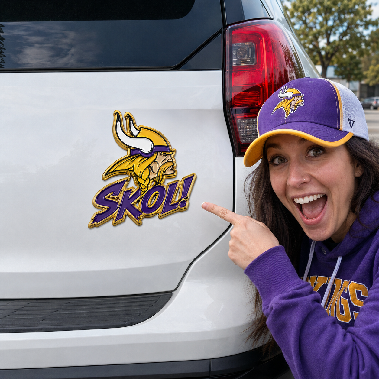 SKOL! Car Emblem Metal Badge