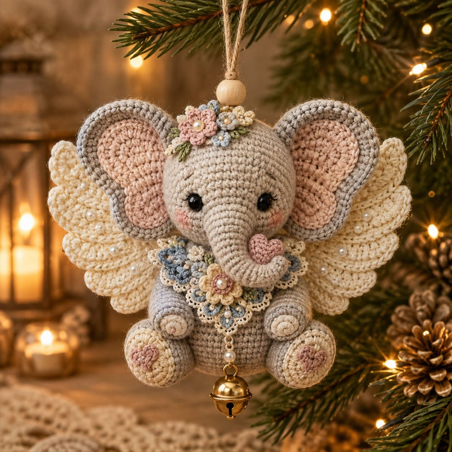 Animal Angel Crochet Ornament DIY Kit