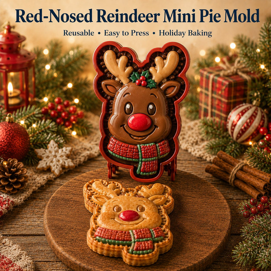 9-Design Christmas Mini Pie Mold Collection